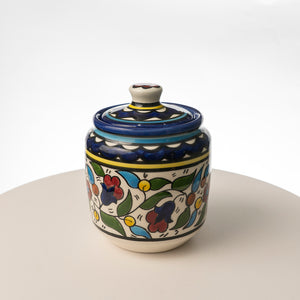Floral Sugar Pot