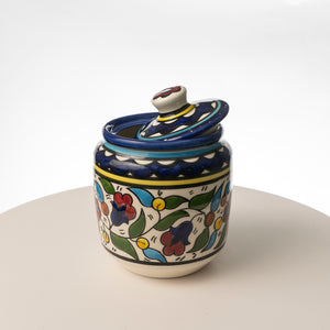 Floral Sugar Pot