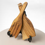 Load image into Gallery viewer, Stylish Olivewood Salad Serving Utensils
