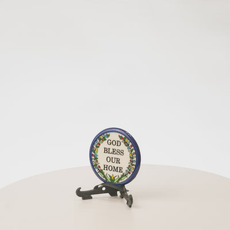 'God Bless Our Home' Fridge Magnet