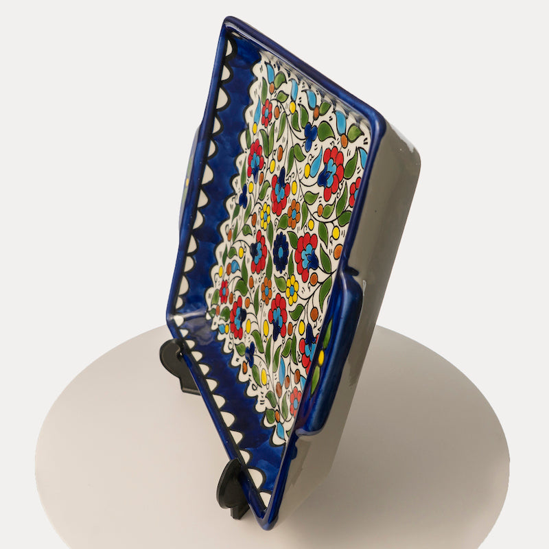 Floral Square Tray