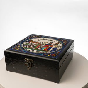 Wooden treasure box