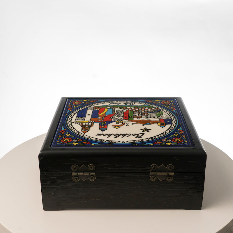 Wooden treasure box