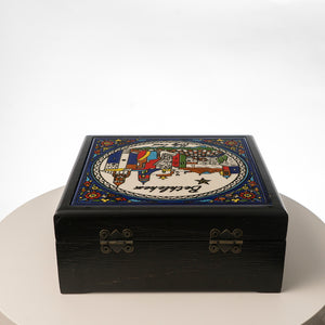 Wooden treasure box
