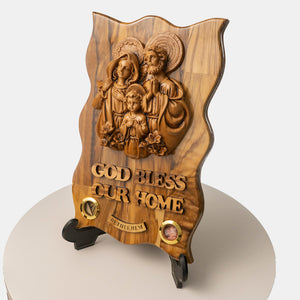 'God Bless Our Home' Plaque