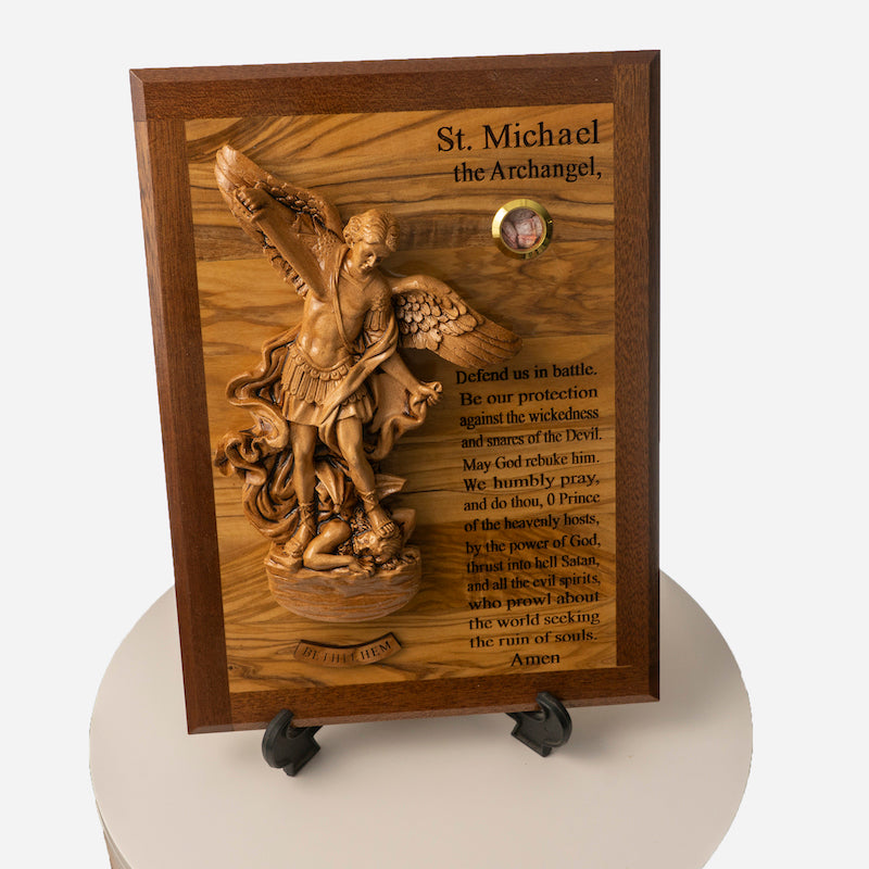'Defend Us In Battle' St. Michael Plaque