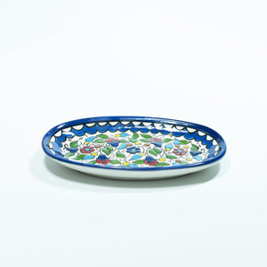 Floral Oval Plate