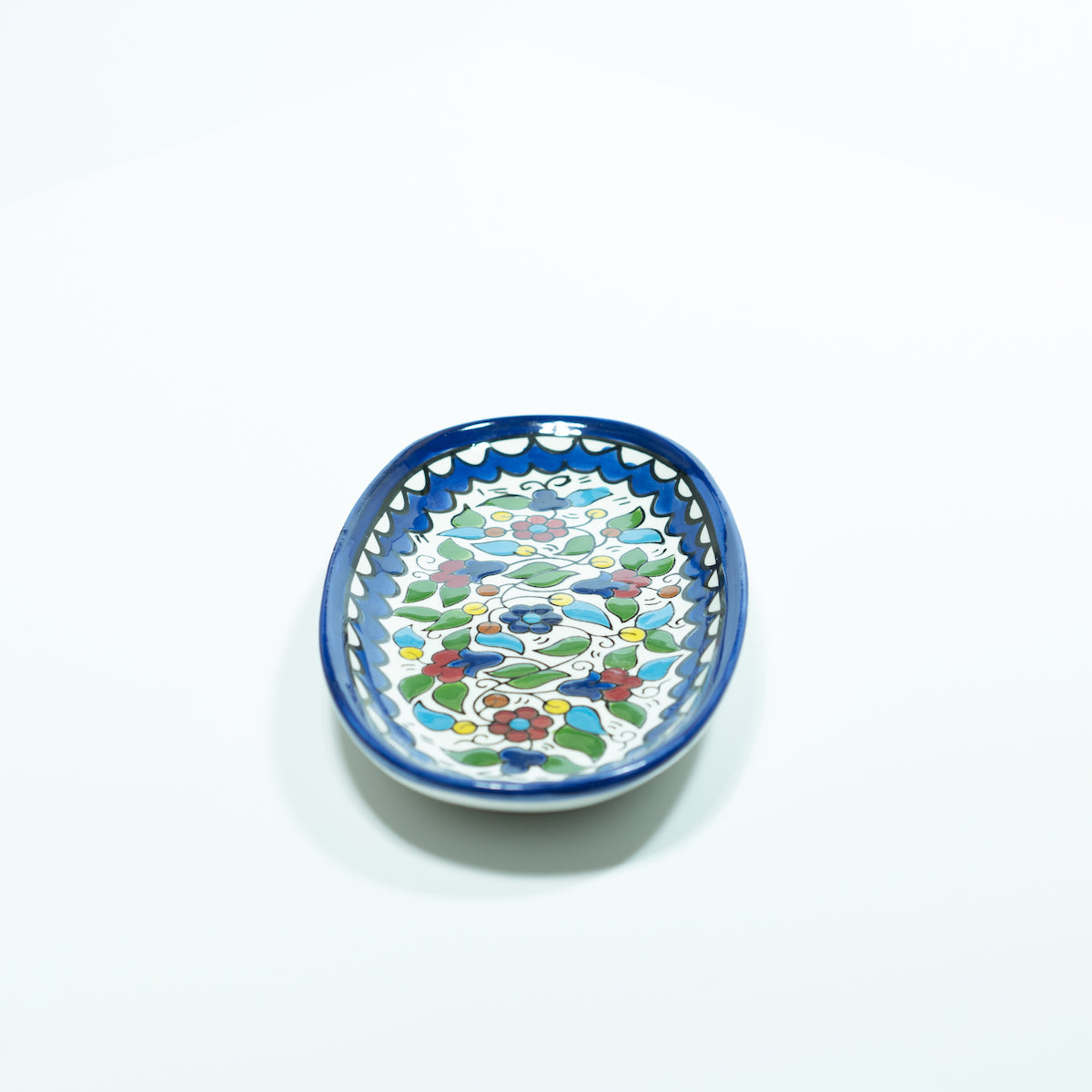 Floral Oval Plate