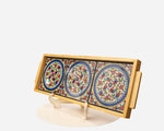 Load image into Gallery viewer, Rectangular Floral Tray with Wood
