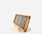 Load image into Gallery viewer, Rectangular Floral Tray with Wood
