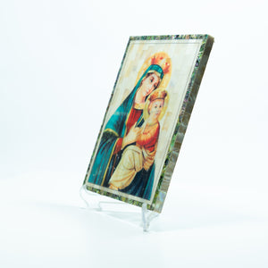 Rectangle Mary and Jesus