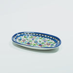 Load and play video in Gallery viewer, Floral Oval Plate

