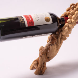 Olivewood Wine Bottle Holder