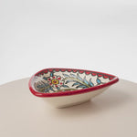 Load and play video in Gallery viewer, Triangular Floral Bowl
